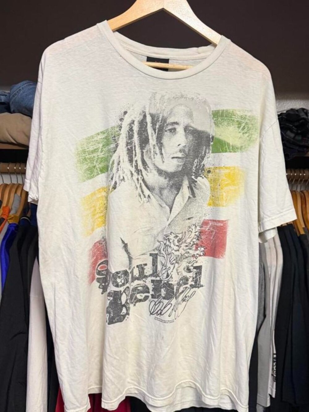 VTG Zion Bob Marley Shirt Mens 2XL Soul Rebel Graphic Y2K 2008 Reggae